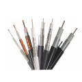 Black color Single core PTFE Insulated Shield Coaxial Cable